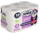 Туалетная бумага Panda Smile без аромата 3 слоя, 12шт.