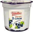 Йогурт 6% "Первый Вкус" двухслойный Черная смородина, 125 г