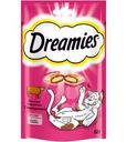 Лакомство Dreamies подушечки с говядиной для кошек 60г