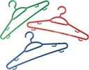 Комплект вешалок Архимед тонких цветных в ассортименте р48-50 5шт.