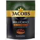 Кофе JACOBS Милликано Альто Интенсо растворимый с добавлением молотого, 110г