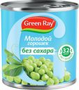 Горошек молодой Green Ray без сахара, 425 мл
