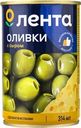 Оливки с сыром ЛЕНТА зеленые, 314мл