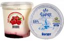 Йогурт Царка с наполнителем Малина 3,5%, 400 г