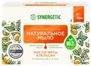 Мыло кусковое Synergetic Масло мяты и Апельсин 90г