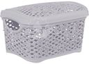 Корзинка Keeplex для хранения с крышкой 24.2х18х14см в ассортименте, 3.3л