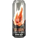 Напиток энергетический BURN Персик, манго без сахара сильногазированный, 0.449л