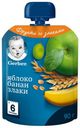 Пюре Gerber Яблоко-банан-злаки с 6 мес., 90 г