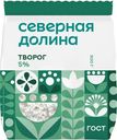 БЗМЖ Творог Северная долина 5% 300г пакет