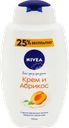 Гель-уход для душа NIVEA Крем и абрикос увлажняющий, 750мл