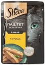 Влажный корм Sheba Нежный паштет с курицей в желе для взрослых кошек 75 г