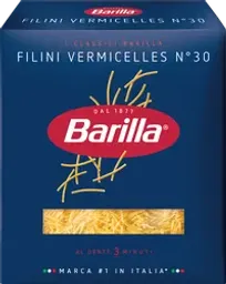 Макароны BARILLA Filini Vermicelles n.30 из твердых сортов пшеницы группа А высший сорт