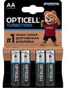 Батарейки алкалиновые Opticell Turbo MAX LR6 AA, 4шт