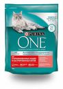 Сухой корм Purina One с лососем пшеницей и тунцом для стерилизованных кошек и кастрированных котов 750 г