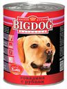 Консервы «Зоогурман» Big Dog для взрослых собак, говядина с рубцом, 850 г