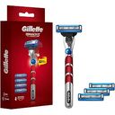 Бритвенный станок Gillette Mach 3 Turbo, с 4 сменными кассетами
