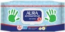 Влажные салфетки Aura антибактериальные, 72 шт