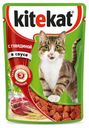 Корм для кошек Kitekat говядина в соусе, 85 г