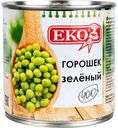 Горошек зелёный из мозговых сортов Eko из мозговых сортов, 400г