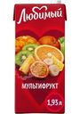 Напиток Любимый Тропический микс сокосодержащий 1.93л