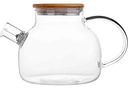 Чайник заварочный Maxus с бамбуковой крышкой, 1л