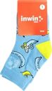 Носки детские INWIN р. 14–22, высокая посадка с дизайном бананы, Арт. FKSU-01-BAN