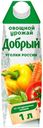 Нектар «Добрый» Уголки России овощной урожай, 1 л