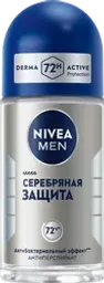 Дезодорант роликовый мужской NIVEA Men Серебряная защита