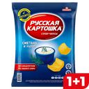 РУССКАЯ КАРТОШКА Чипсы карт смет укроп 80г фл/п(Русскарт):16