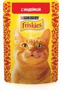 Корм Friskies для кошек полнорационный, с индейкой, 85 г