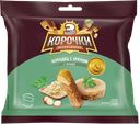 Cухарики 3 КОРОЧКИ, ржаные, Холодец с хреном и горчицей, 85г