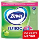 ZEWA Plus т/бум Зеленая с аром яблока 2сл 4рул:24