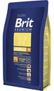 Корм для молодых собак средних пород Brit Premium Junior M Курица + 5 трав, 3 кг