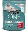 Сухой корм для кошек Purina One с высоким содержанием говядины и цельными злаками, 750 г