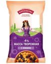 Творожная масса Кореновочка с изюмом 4% БЗМЖ 180г