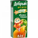 Сок Добрый Яблоко-груша для детей с 5 месяцев, 0,2 л