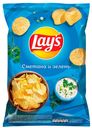 Чипсы LAYS Сметана Зелень, 81г