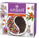 Чай АКБАР чарный чебрец-облепиха 100шт