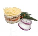 Салат Петроградский с курой и грибами 100г