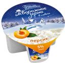 Зерно творожное ПЕРВЫЙ ВКУС, в сливках с персиками, 5%, 150г