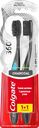 Зубная щетка COLGATE 360 Уголь, средней жесткости, 2шт