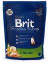 Сухой корм для кастрированных котов и стерилизованных кошек Brit Care курица печень, 800 г