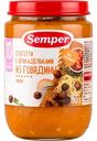 Пюре Semper Спагетти с фрикадельками из говядины, 190 г