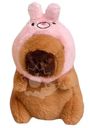 Мягкая игрушка Ningbo Union Vision Капибара в шапочке в ассортименте, 1шт.