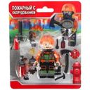 Игрушка Yiwu Unionline Пожарный с оборудованием в ассортименте 1шт.