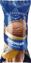 Пломбир шоколадный Славино вафельный стаканчик 12%, 80 г