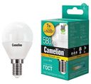 Лампа светодиодная Camelion Е14 теплый свет,  шар, 7Вт
