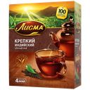 Чай черный ЛИСМА, крепкий, 100 пакетиков 