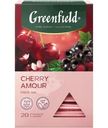Чай Greenfield Cherry Amour мята-вишня, 20х1.8г