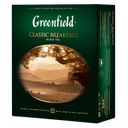 Чай черный GREENFIELD Классик Брекфаст, 100 пакетиков 